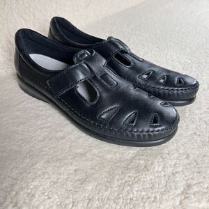 SAS Mary Jane Roamer EZ Strap Walking Shoes Tripad Comfort Footbed Black Size 9